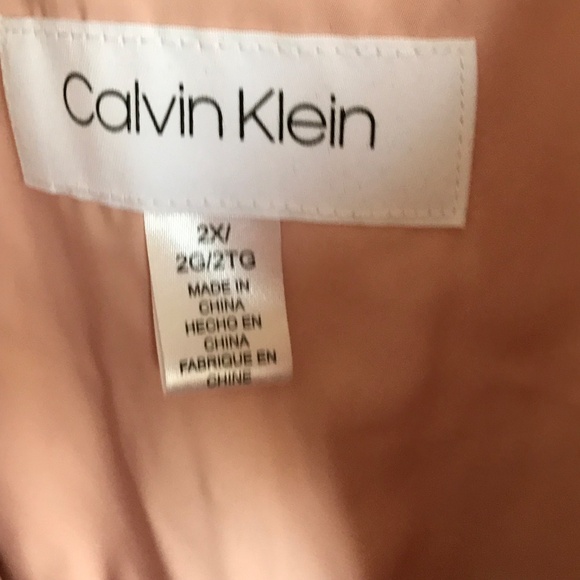 CALVIN KLEIN Puffer Vest Jacket Pink Blush NWOT Women’s Plus Size 2X - Picture 9 of 16